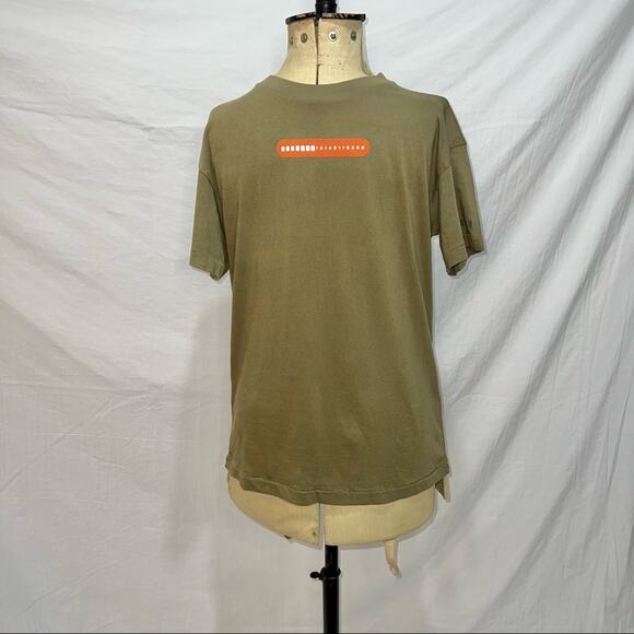 Landing Base Other - Landing Base Visitor on Earth Short Sleeve Tee Olive in XS